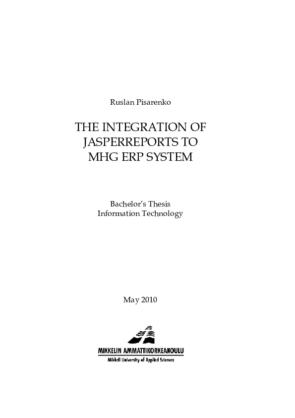 (PDF) Jasperreports to