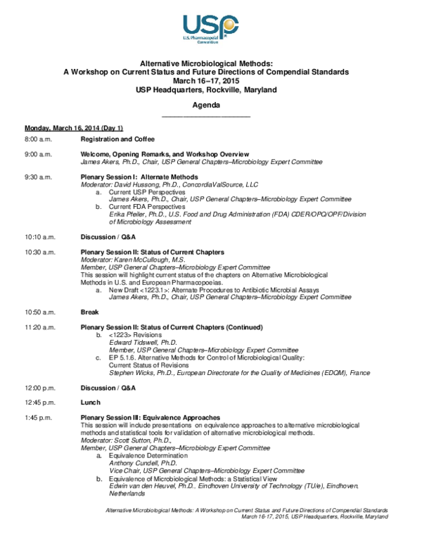 (PDF) Alternative Microbiological Methods: A Workshop on Current Status ...