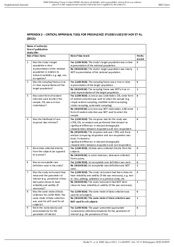(PDF) Prevalence of retinopathy in prediabetes: protocol for a ...