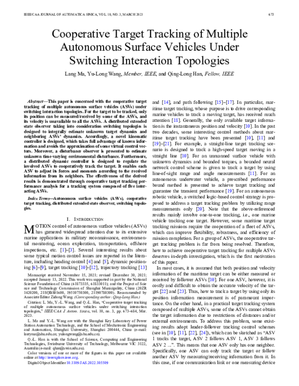 (PDF) Cooperative Target Tracking of Multiple Autonomous Surface ...