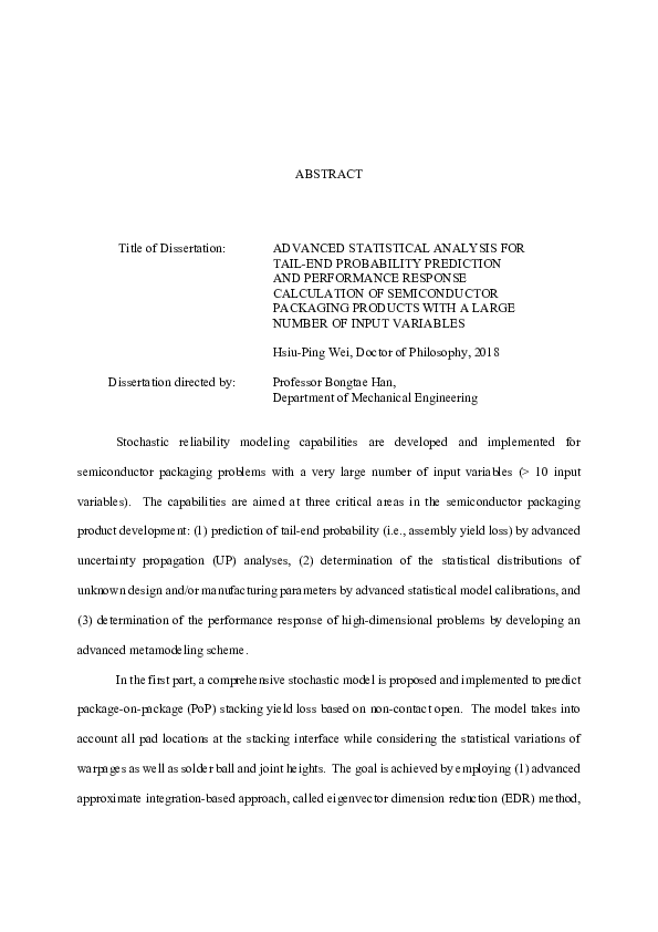 (PDF) Advanced Statistical Analysis for Tail-End Probability Prediction ...