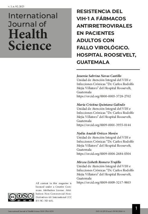 (PDF) Resistencia del VIH1 a fármacos antirretrovirales en pacientes