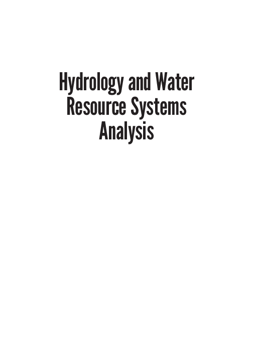 (PDF) Hydrology and Water Resource Systems Analysis Vassilios A