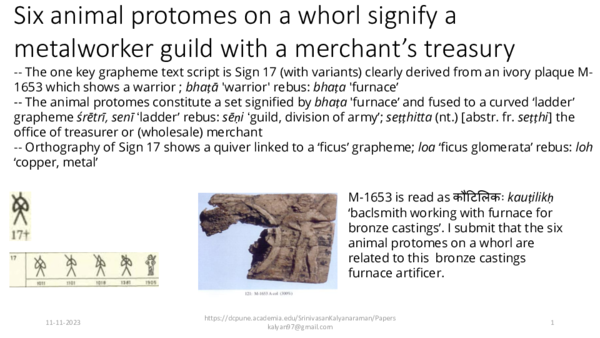 (PDF) Six animal protomes on a whorl signify a metalworker guild with a ...