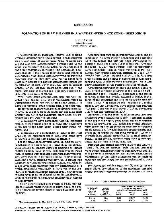 (PDF) Formation of Ripple Bands in a Wave-Convergence Zone