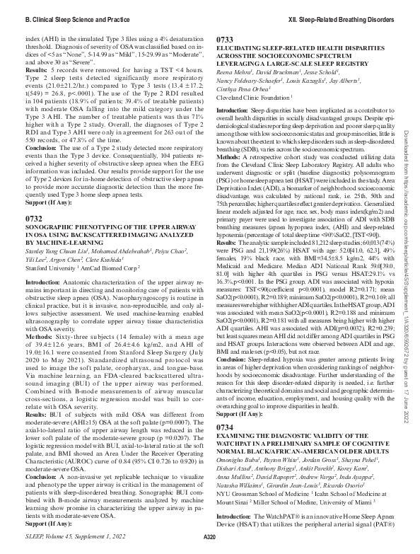 (PDF) 0734 Examining the diagnostic validity of the WatchPAT in a ...