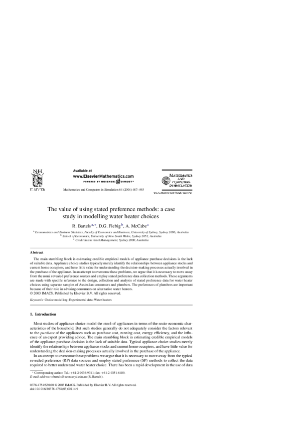 (PDF) The value of using stated preference methods: a case study in ...
