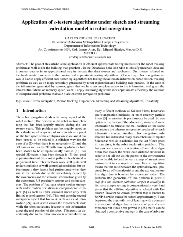 (PDF) Application of Ɛ-testers algorithms under sketch and streaming ...