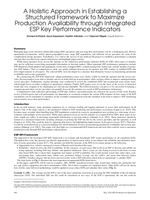 (PDF) A Holistic Approach in Establishing a Structured Framework to ...