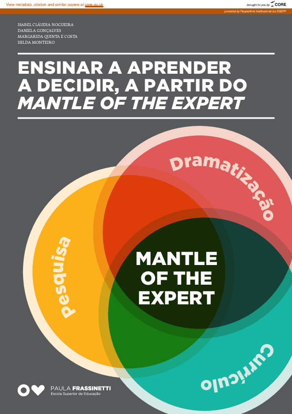(PDF) Ensinar a aprender a decidir, a partir do do Mantle of the Expert