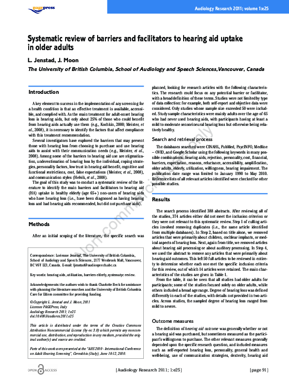 (PDF) A Systematic Review of Barriers and Facilitators to Minority ...