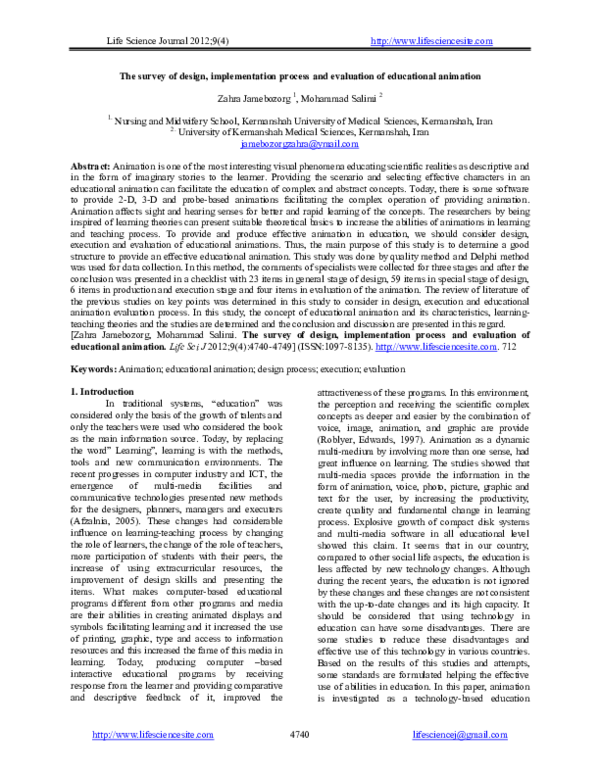 (PDF) The survey of design , implementation process and evaluation of ...
