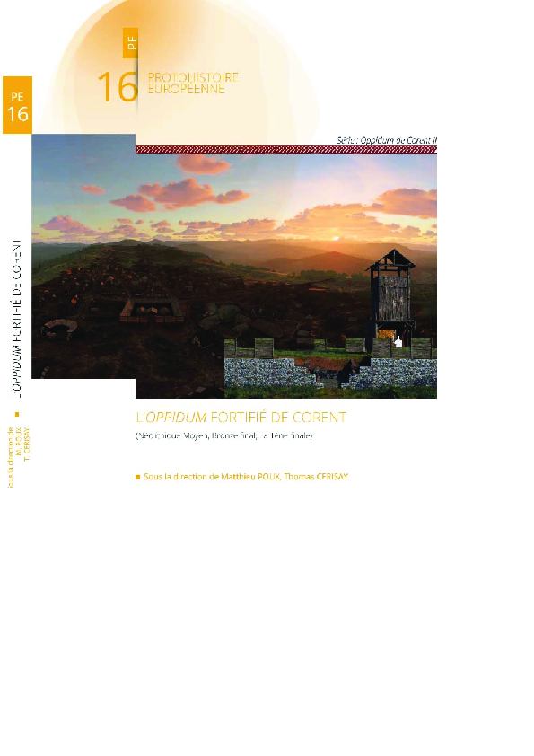 (PDF) L'oppidum fortifié de Corent (Néolithique moyen, Bronze final ...