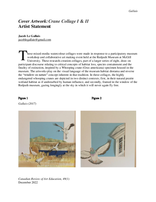 (PDF) Artist Statement
