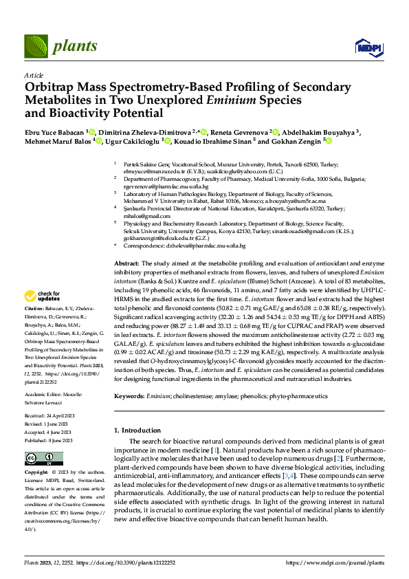 (PDF) Orbitrap Mass Spectrometry-Based Profiling of Secondary ...