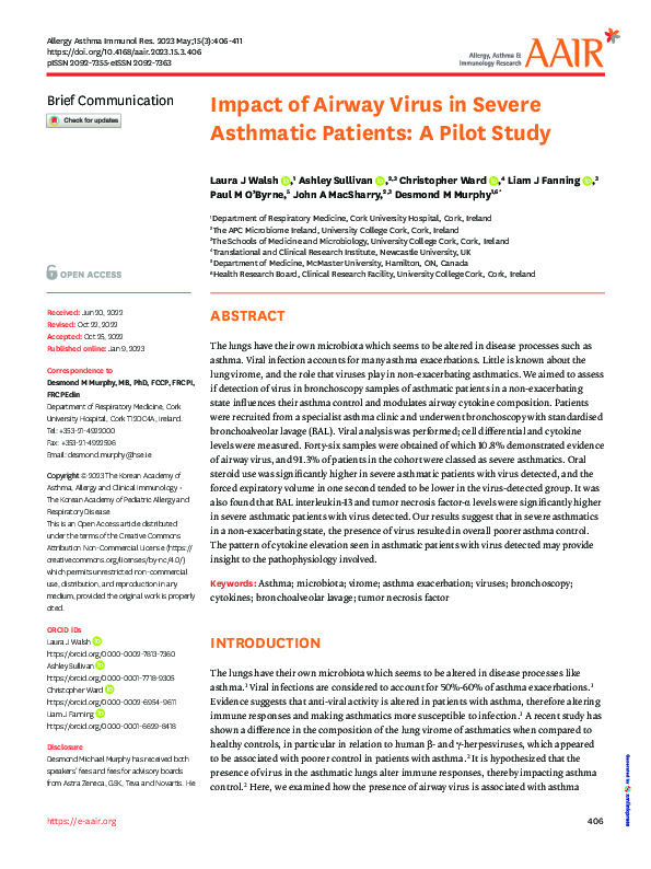 pdf-impact-of-airway-virus-in-severe-asthmatic-patients-a-pilot-study