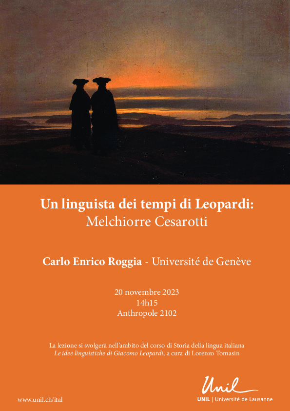 (PDF) C. Enrico Roggia su Melchiorre Cesarotti. Università di Losanna ...