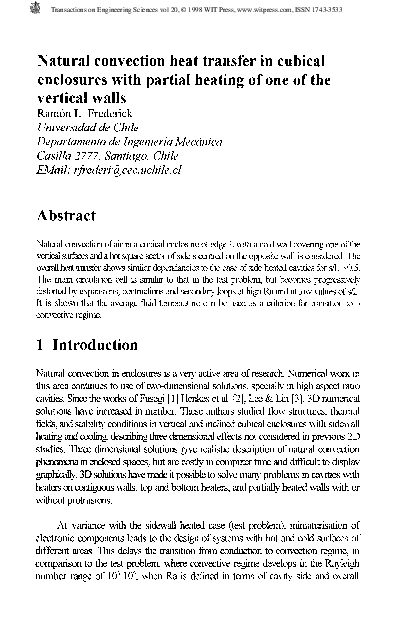 (PDF) Natural convection heat transfer in a cubical enclosure with two ...