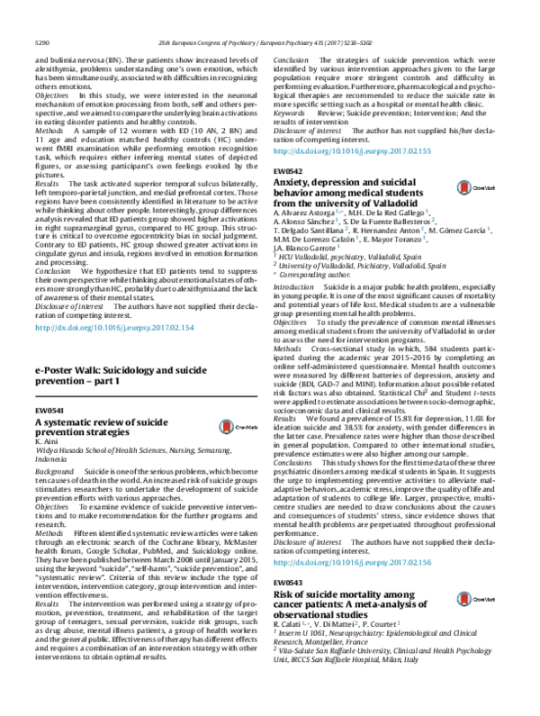 (PDF) A Systematic Review of Suicide Prevention Strategies