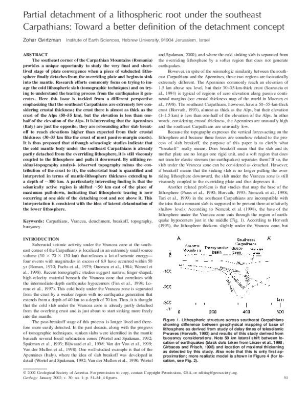 (PDF) Partial detachment of a lithospheric root under the southeast ...
