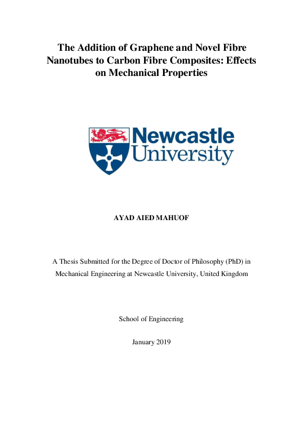 (PDF) The addition of graphene and novel fibre nanotubes to carbon ...