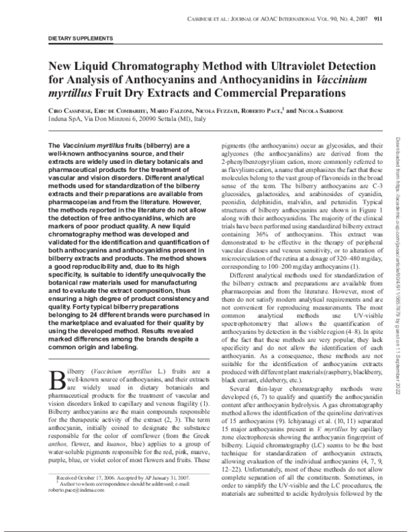 (PDF) New Liquid Chromatography Method with Ultraviolet Detection for ...
