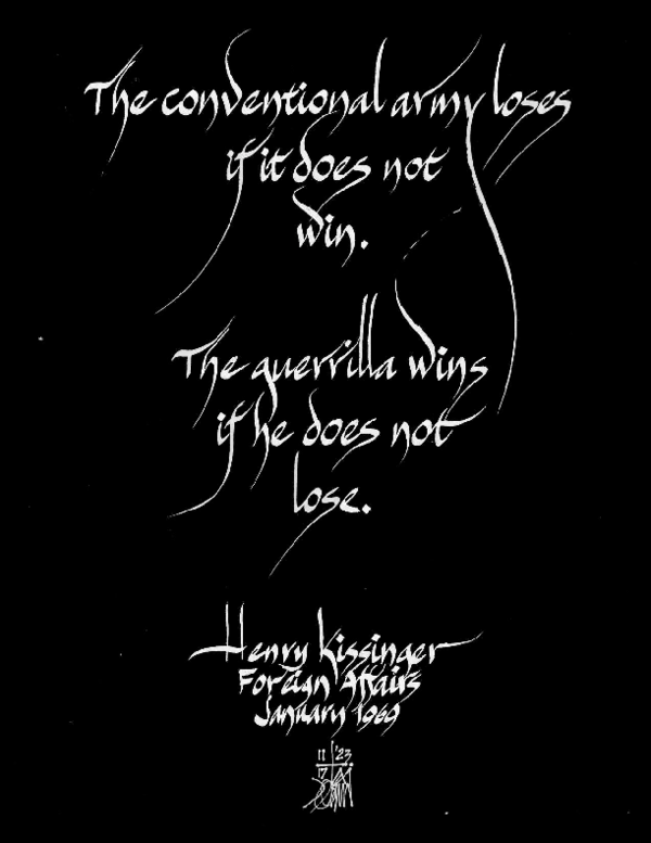 PDF) Army vs Guerrilla by Henry Kissinger