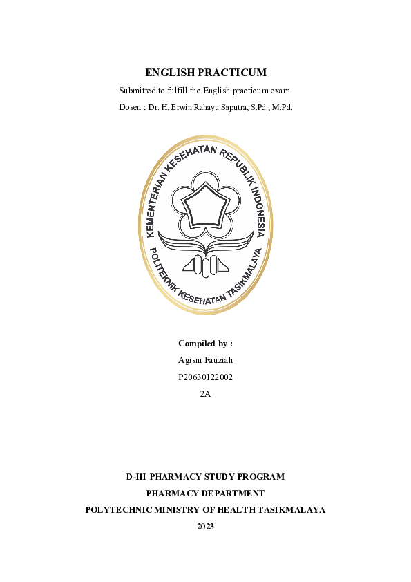 (DOC) English Practicum, Prescription