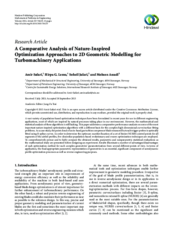 (PDF) A Comparative Analysis of Nature-Inspired Optimization Approaches ...