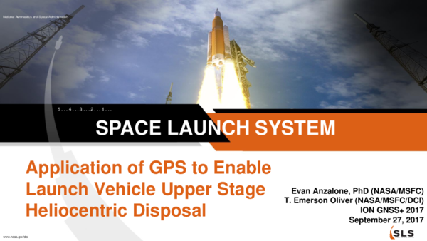 (PDF) Space Launch System: Application of GPS to Enable Launch Vehicle ...
