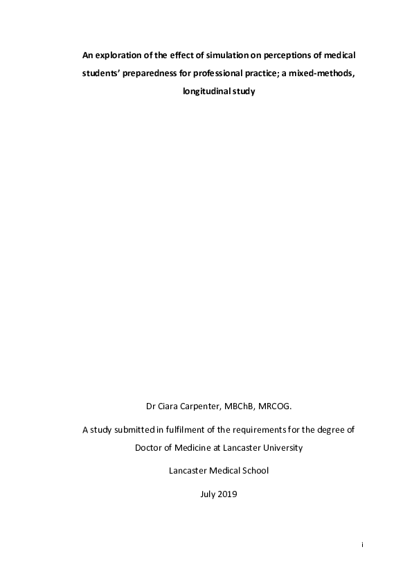 (PDF) An exploration of the effect of simulation on perceptions of ...
