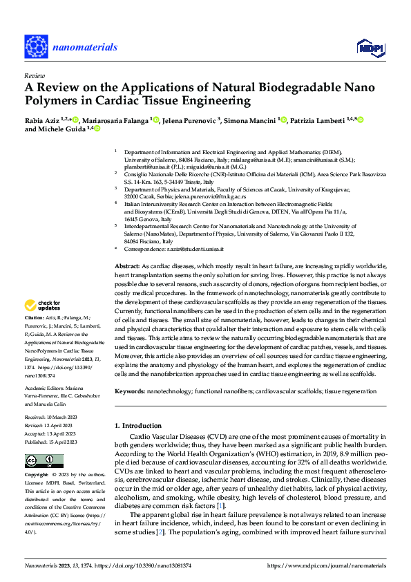 (PDF) A Review on the Applications of Natural Biodegradable Nano ...