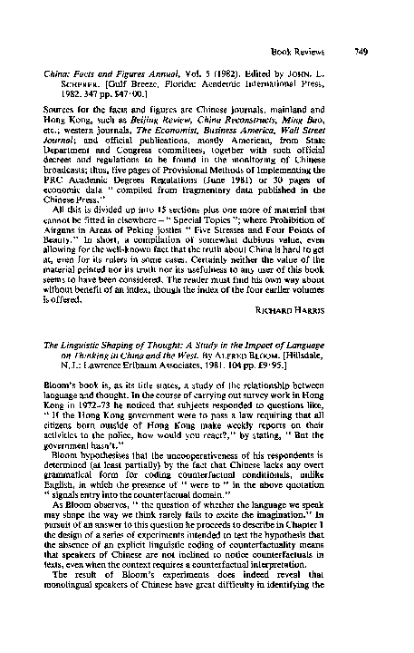 (PDF) The Linguistic Shaping of Thought: A Study in the Impact of ...