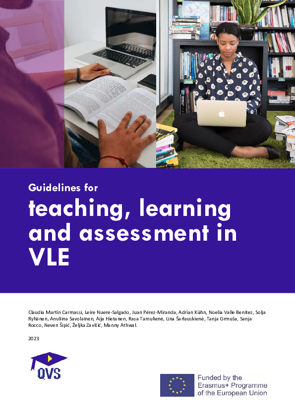(PDF) Guidelines for teaching, learning and assessment in VLE