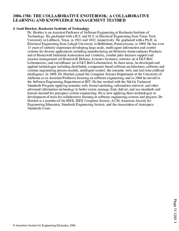 (PDF) The Collaborative Enotebook: A Collaborative Learning And ...