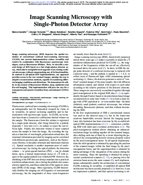 (PDF) A robust and versatile platform for image scanning microscopy ...