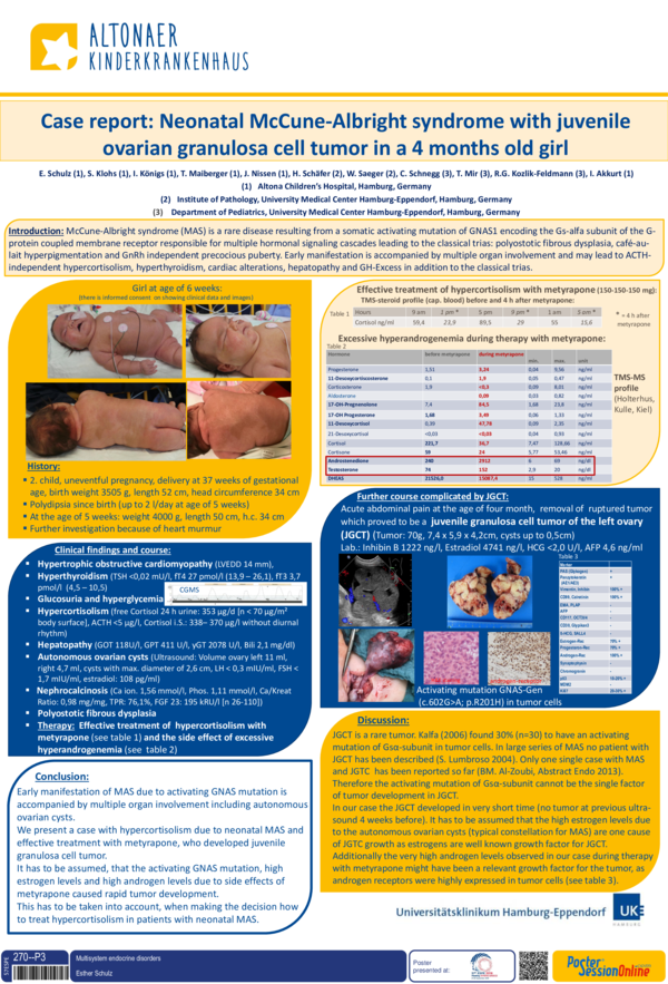 (PDF) Case Report Neonatal McCuneAlbright Syndrome with Juvenile Ovarian Granulosa Cell Tumor