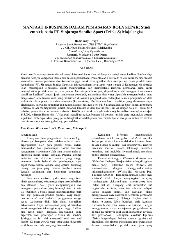 Pengaruh Bisnis Online terhadap Perekonomian Indonesia: Sebuah Transformasi Digital