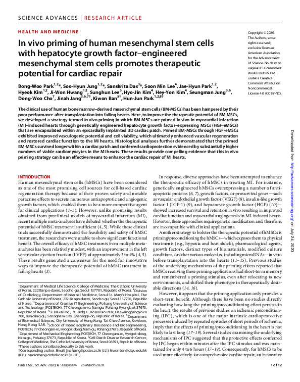 (PDF) In vivo priming of human mesenchymal stem cells with hepatocyte ...