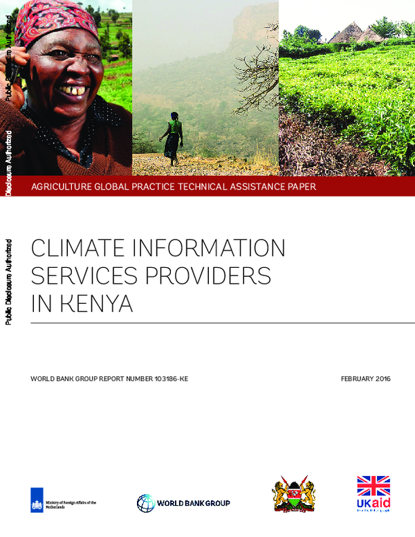 (PDF) Climate Information Services Providers in Kenya
