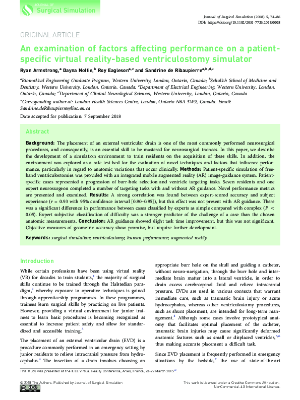 (PDF) An examination of factors affecting performance on a patient ...
