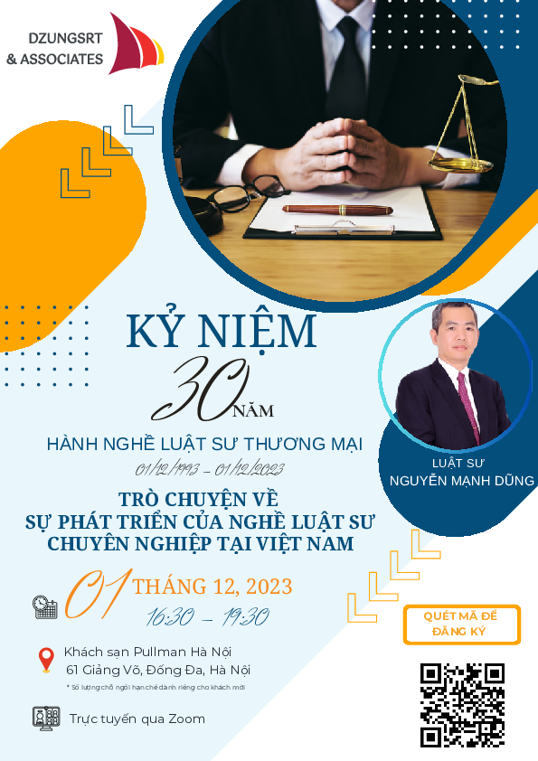 LS. NGUYỄN MẠNH DŨNG TRÒ CHUYỆN VỀ SỰ PHÁT TRIỂN CỦA NGHỀ LUẬT SƯ CHUYÊN NGHIỆP TẠI VIỆT NAM