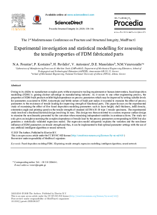(PDF) Experimental Investigation and Statistical Modelling of Cutting ...