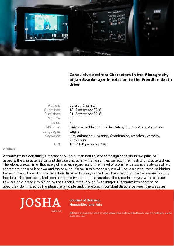 (PDF) Convulsive desires: Characters in the filmography of Jan ...