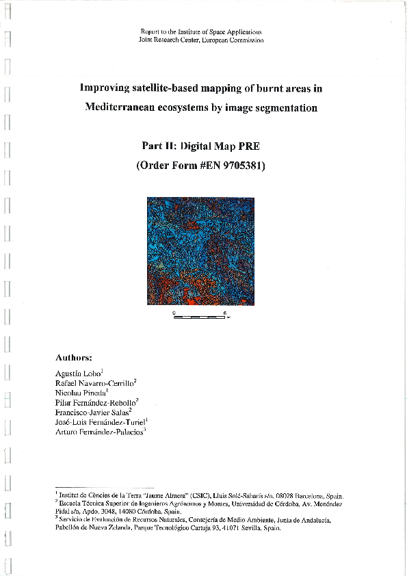 (PDF) Improving satellite-based mapping of burnt areas in Mediterranean ...