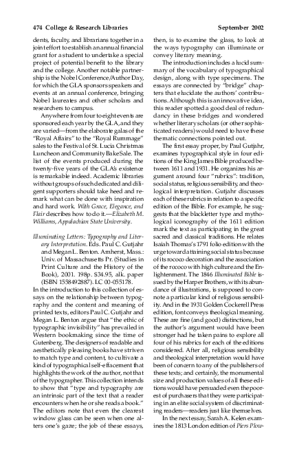 (PDF) Illuminating Letters: Typography and Literary Interpretation ...