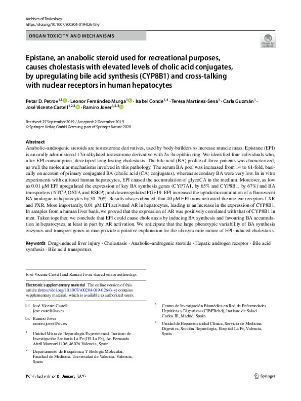 (PDF) Epistane, an anabolic steroid used for recreational purposes ...