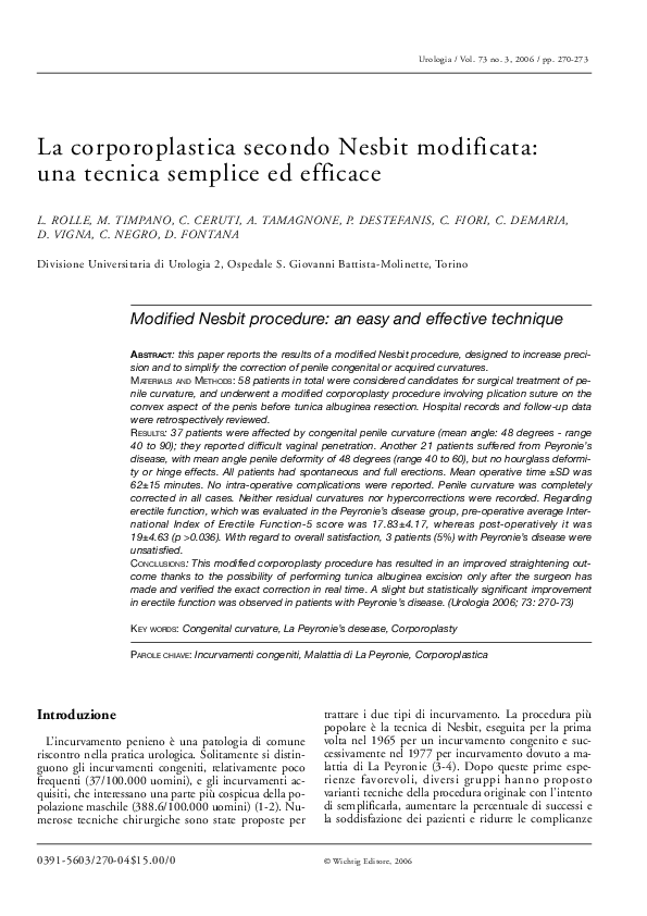 (PDF) Modified Nesbit Procedure: An Easy and Effective Technique