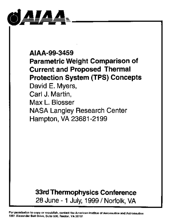 (PDF) Parametric weight comparison of current and proposed thermal ...