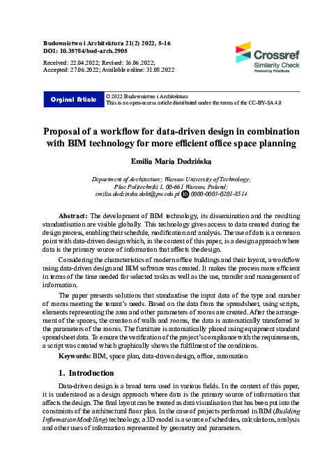 (PDF) Proposal of a workflow for data-driven design in combination with ...